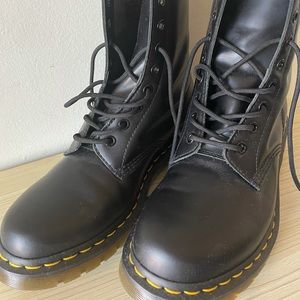 Dr Marten leather lace up boots